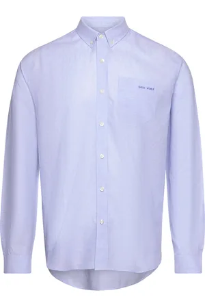 Maison Labiche Carnot Good Vibes Designers Shirts Casual Blue
