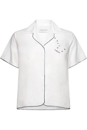 Maison Labiche Souchier Callisto Tops Shirts Short-sleeved White