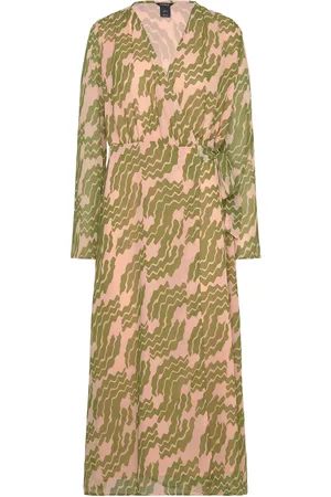 Lindex Dress Elly Maksimekko Juhlamekko Khaki Green