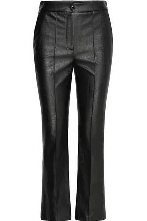 Max Mara Queva Designers Trousers Flared Black