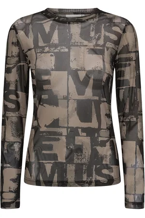 Copenhagen Muse Cmcora-Tee Tops T-shirts & Tops Long-sleeved Black