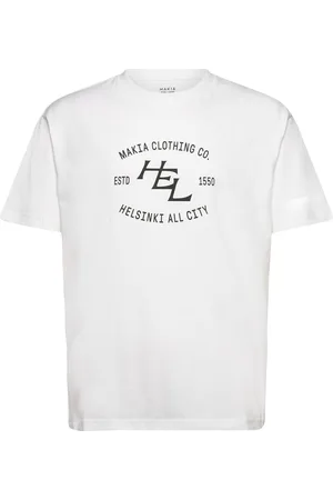 Makia All City T-Shirt Tops T-shirts Short-sleeved White