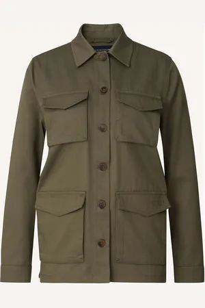 Lexington Raven Lyocell Blend Country Jacket Outerwear Jackets Light-summer Jacket Green