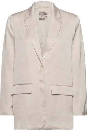Baum und Pferdgarten Bertha Designers Single Breasted Blazers Cream
