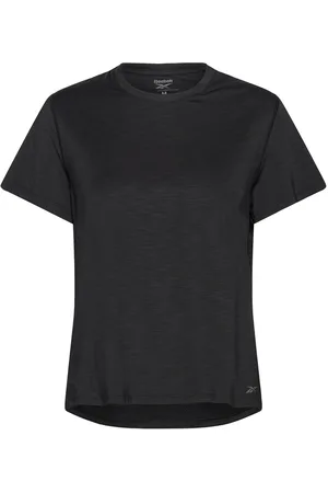 Reebok Ac Athletic Tee Sport T-shirts & Tops Short-sleeved Black