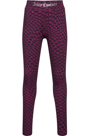 Juicy Couture Warped Juicy Legging Bottoms Leggings Purple