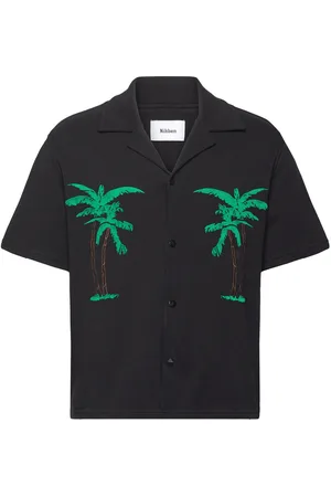 Nikben Nb Long Beach Shirt Black Designers Shirts Short-sleeved Black