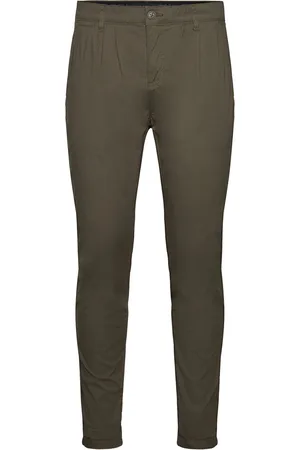 INDICODE Infjern Bottoms Trousers Chinos Green