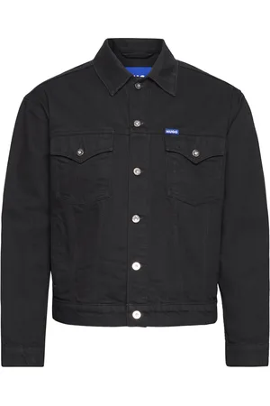 Hugo Blue Dex Farkkutakki Denimtakki Black