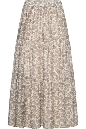 Sofie Schnoor Skirt Pitkä Hame Grey