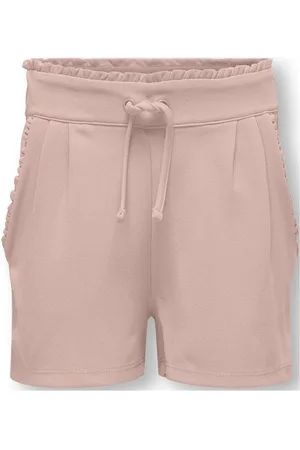 ONLY Kogsania Frill Shorts Jrs Bottoms Shorts Pink