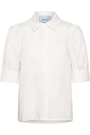 Minus Molia Skjorte Tops Shirts Short-sleeved White