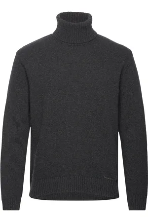 Holzweiler M. Lambswool Knit Turtle Designers Knitwear Turtlenecks Grey
