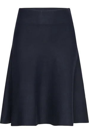 Culture Cuannemarie Skirt Polvipituinen Hame Navy