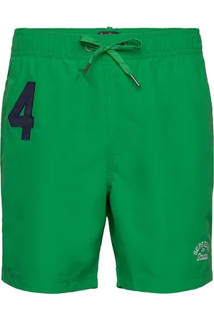 Superdry Vintage Polo 17Inch Swim Short Uimashortsit Green