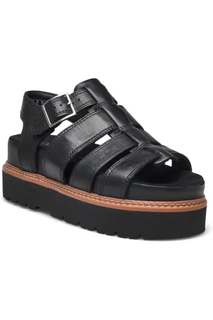 Clarks Orianna Twist D Shoes Summer Shoes Platform Sandals Black