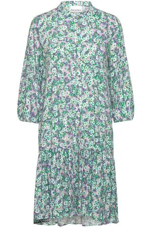 Noella Imogene Sh. Dress Lyhyt Mekko Green