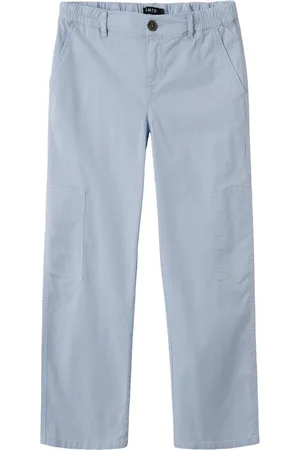LMTD Nlfflip Twi Lw Wide Cargo Pant Bottoms Blue