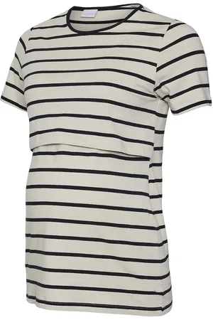 Mama;licious Mleva Yd June Ss Jrs Top 2F A. Tops T-shirts & Tops Short-sleeved Multi/patterned