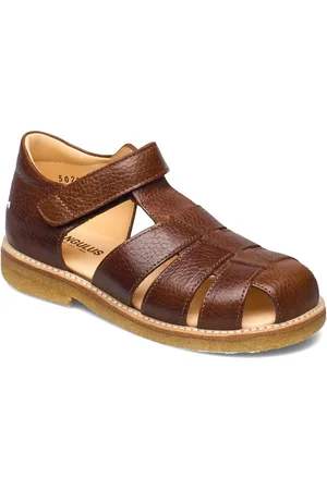 ANGULUS Sandals - Flat - Closed Toe - Shoes Summer Shoes Sandals Brown