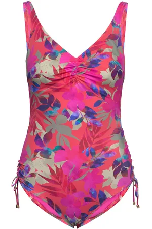 Fantasie Playa Del Carmen Uw V-Neck Swimsuit With Adjustable Leg Uimapuku Uima-asut Pink