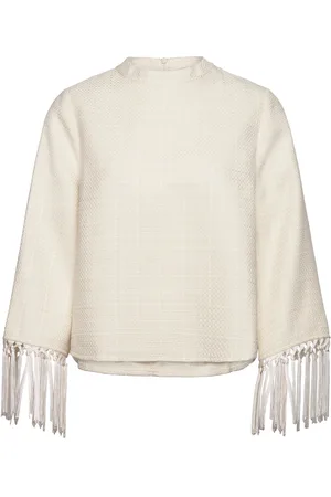 MAUD Stella Blouse Tops Blouses Long-sleeved Cream