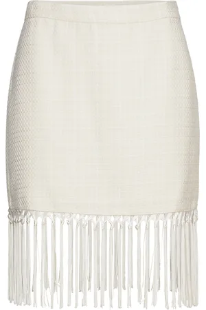 MAUD Jade Skirt Lyhyt Hame Cream