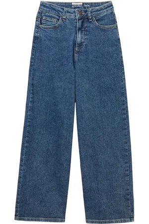 TOM TAILOR Wide Leg Denim Pants Bottoms Jeans Wide Jeans Blue