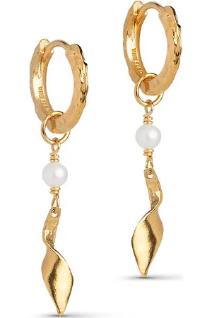 Enamel May Hoops Korvakoru Korut Gold