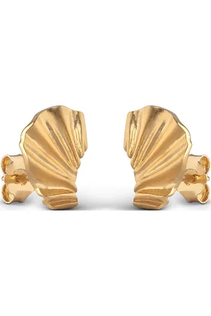 Enamel Mini Wave Earring Accessories Jewellery Earrings Studs Gold