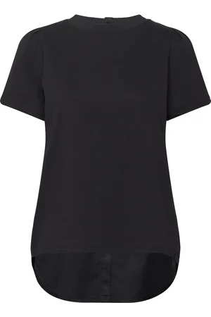 Levete Room Lr-Kowa Tops T-shirts & Tops Short-sleeved Black
