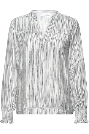 Levete Room Lr-Fever Tops Blouses Long-sleeved White
