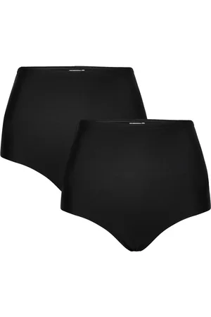 Decoy Shapewear String 2-Pack Lingerie Panties High Waisted Panties Black