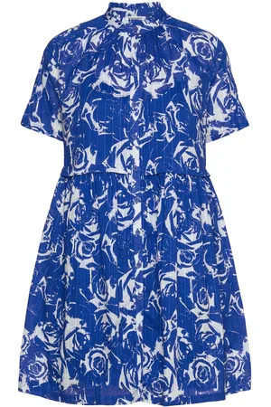 ESPRIT Dresses Light Woven Lyhyt Mekko Blue