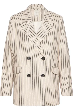 Part Two Sinepw Bz Blazers Double Breasted Blazers Beige