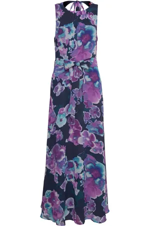 ESPRIT Dresses Light Woven Maksimekko Juhlamekko Navy
