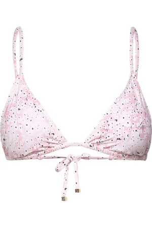 By Malina Fleurine Bikini Top Designers Bikinis Bikini Tops Triangle Bikinitops Pink