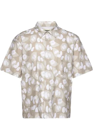 Woodbird Wbbanks Leo Shirt Designers Shirts Short-sleeved Beige