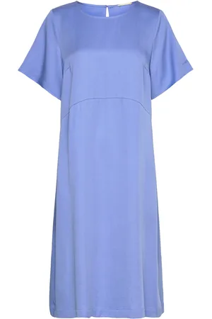 Esmé Studios Eselly Dress Polvipituinen Mekko Blue