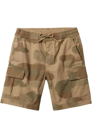 Quiksilver Taxer Cargo Youth Bottoms Shorts Brown