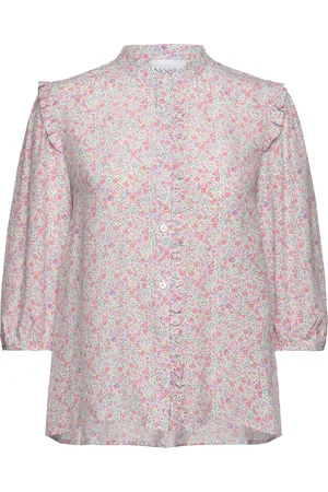 Noella Rika Maxima Blouse Tops Blouses Long-sleeved Pink