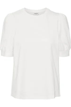 VERO MODA Vmkerry 2/4 O-Neck Top Vma Noos Tops T-shirts & Tops Short-sleeved White