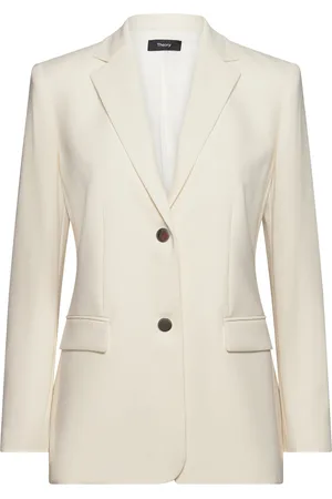 THEORY Relax Sb Jkt.admiral Designers Single Breasted Blazers Cream