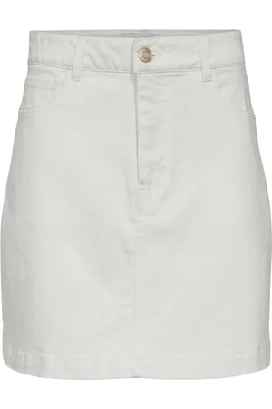 Numph Nululu Short Skirt Lyhyt Hame White