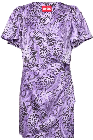Crās Prismcras Dress Lyhyt Mekko Purple