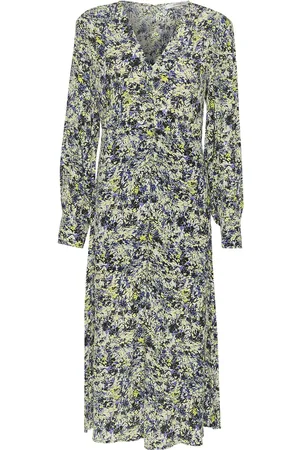 Gestuz Jillygz P Midi Dress Polvipituinen Mekko Green