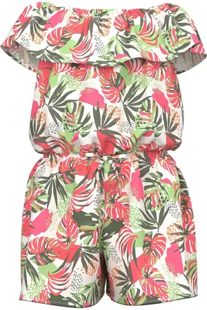 NAME IT Nmfvinaya Ss Playsuit F Jumpsuit Haalari Multi/patterned