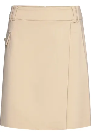 Coster Copenhagen Short Skirt With Utility Details Lyhyt Hame Cream