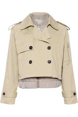 Karen by Simonsen Marikb Short Jacket Trenssi Takki Beige