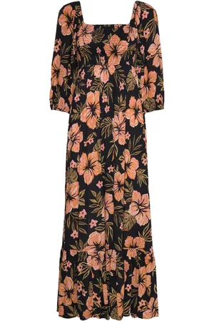 Billabong Full Bloom Sport Maxi Dress Black